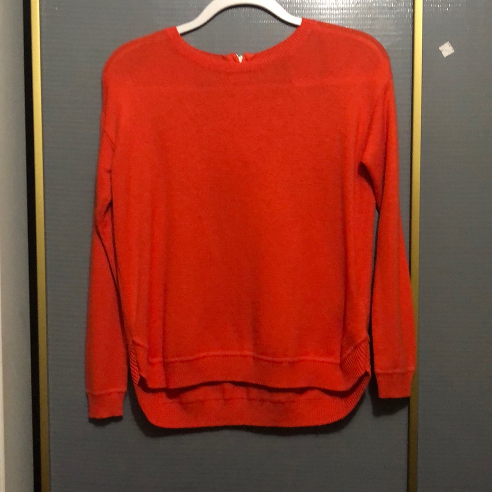 Orange sweater